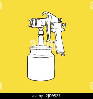 Spray Machine Icon. Construction. - vector Stock Vector