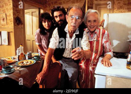 PENA,BOUTSIKARIS,CRONYN,TANDY, BATTERIES NOT INCLUDED, 1987, Stock Photo