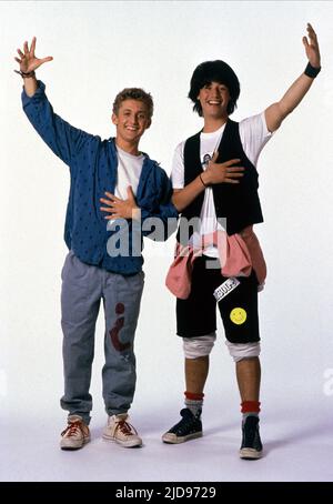 WINTER,REEVES, BILL and TED'S EXCELLENT ADVENTURE, 1989, Stock Photo