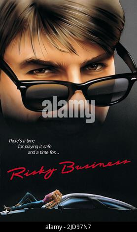 TOM CRUISE, RISKY BUSINESS, 1983, Stock Photo