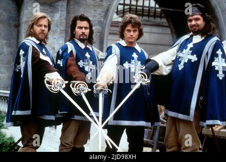 SUTHERLAND,SHEEN,O'DONNELL,PLATT, THE THREE MUSKETEERS, 1993, Stock Photo