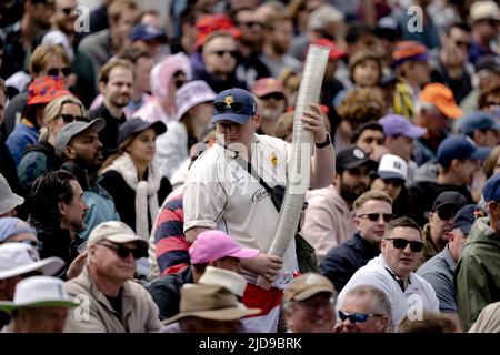 AMSTELVEEN - A full stand during the Orange game against reigning world champion England in the context of the ICC Cricket World Cup Super League. The tournament offers a view of the World Cup, which will take place in India in 2023. ANP SANDER KING Stock Photo