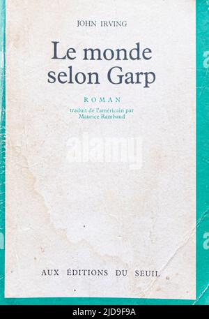 John Irving - le monde selon Garp - French edition Stock Photo