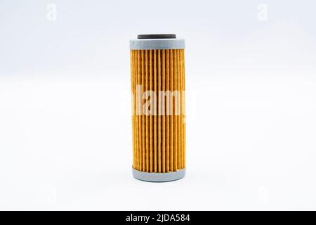 Motorcycle oil filter, for performance Stock Photo