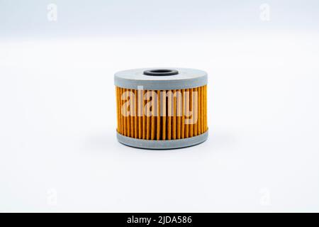 Motorcycle oil filter, for performance Stock Photo