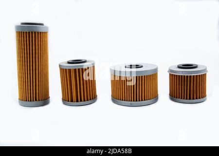 Motorcycle oil filter, for performance Stock Photo