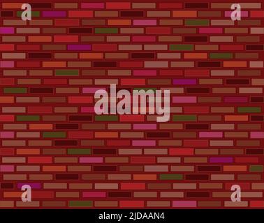 colored brick wall background. For any design and decoration, cosmetics, meditation, books, phones business, medicine, clothing, games music art etc Stock Vector