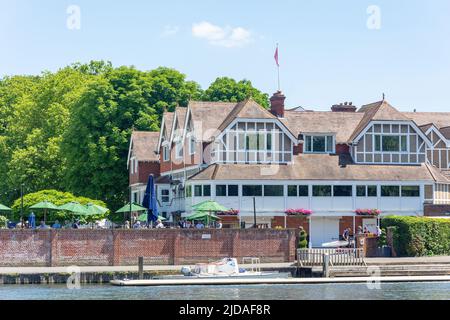 Leander Rowing Club on River Thames, Henley-on-Thames, Oxfordshire, England, United Kingdom Stock Photo