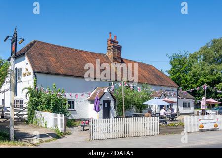 The Red Lion Pub, Wallingford Road, Cholsey, Oxfordshire, England, United Kingdom Stock Photo