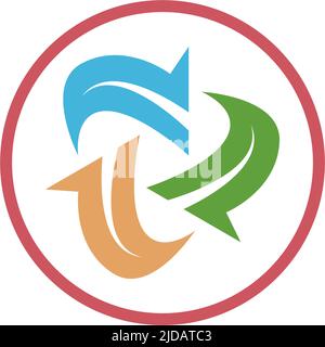 Trash bin icon logo design illustration template vector Stock Vector