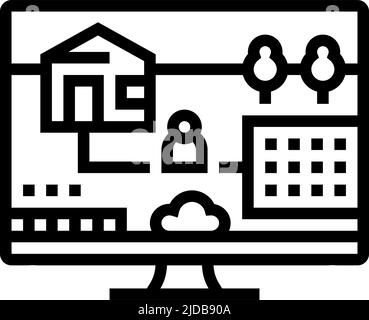 moba video game line icon vector illustration Stock Vector Image & Art ...