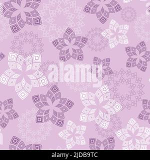 Lavender abstract floral pattern with white combination perfect for packaging projects, weddings cards backgrounds, Wrapping and backgrounds Stock Vector