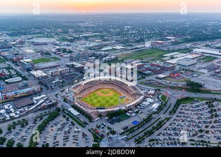 Omaha, NE U.S. 19th June, 2018. Florida's Jonathan India #6 after