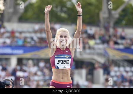 Yuliya LEVCHENKO (UKR) during the Wanda Diamond League 2022, Meeting de Paris on June 18, 2022 at Charlety stadium in Paris, France - Photo: Ann-dee Lamour/DPPI/LiveMedia Stock Photo