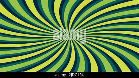 Radial multicolored rays, panoramic pattern texture background - Vector illustration Stock Vector