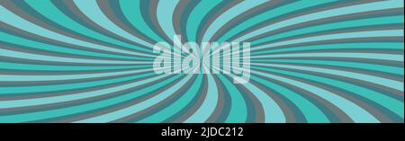 Radial multicolored rays, panoramic pattern texture background - Vector illustration Stock Vector