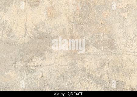 Beige beton texture, light brown concrete background, cement wall surface. Design backdrop. Natural grunge wallpaper, scratched old paper. Stucco, pla Stock Photo