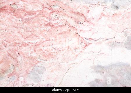 Pink marble texture background, floor, top view. Stock Photo