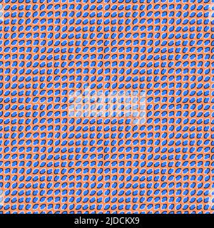 Movement executed optical illusion seamless pattern in soft colours Stock Vector