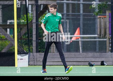 AMERSFOORT, NETHERLANDS - JUNE 19: referee of KNHB during the NK Jong