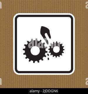 Moving Machinery Symbol Isolate On White Background,Vector Illustration ...