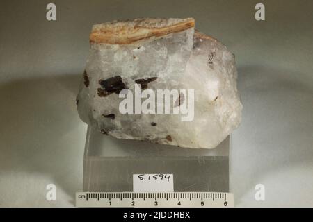 Cryolite. minerals. North America; Denmark; Greenland; Sermersooq; Kangilinnguit, Arsukfjorden; Ivittuut Stock Photo