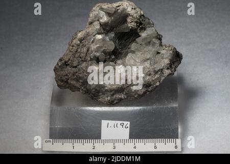 Millerite. minerals. North America; USA; Wisconsin; Milwaukee County; Milwaukee Stock Photo