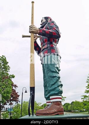Paul Bunyan statue, Bangor,Maine Stock Photo