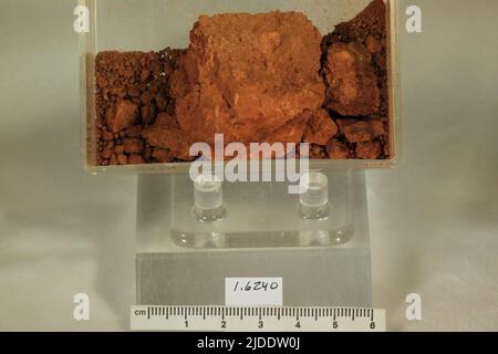 Bauxite. minerals. North America; USA; Puerto Rico; Canadian Aluminum Co. Mine Stock Photo