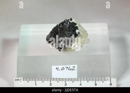 Cesarolite. minerals. Africa; Tunisia; Sidi Amor ben Salem mine Stock Photo