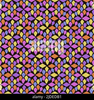Colorful and bright geometric seamless pattern Stock Vector