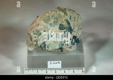 Lazulite. minerals. North America; USA; Georgia; Lincoln County; Graves Mountain Stock Photo