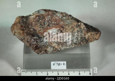 Natromontebrasite. minerals. North America; USA; Colorado; Fremont County; Canon City Stock Photo