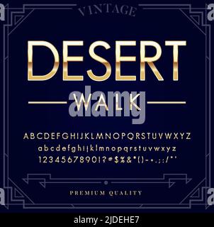 Gold letters set. Premium typeset, golden luxury vector latin alphabet.  Fonts for events, promotions, logos, banner, monogram and poster.  Typography Stock Vector Image & Art - Alamy