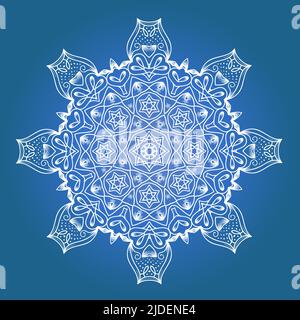 Ethnic Fractal Meditation Mandala Vector Stock Vector