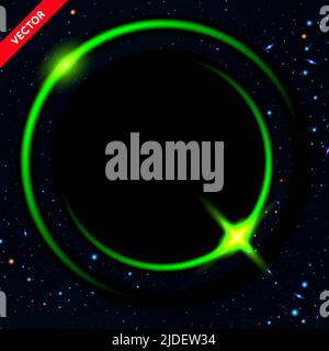Vector Abstract Background with Luminous Swirling Backdrop. Energy Flow. Stock Vector