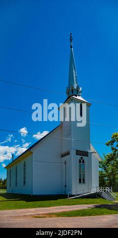 Du Sable Free Church on the South Shore of PEI Stock Photo