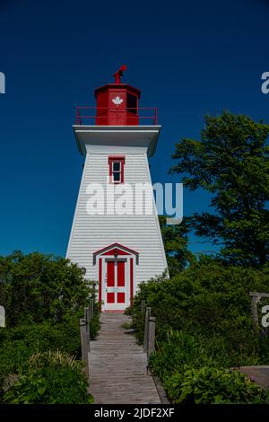 Victoria Seaport Lighthouse Museum Stock Photo