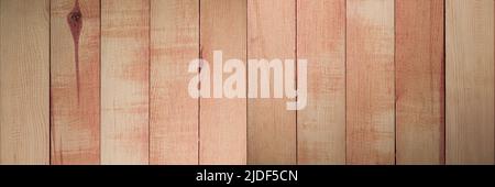 Panoramic floor of natural wooden wall. Industrial wood material Stock Photo