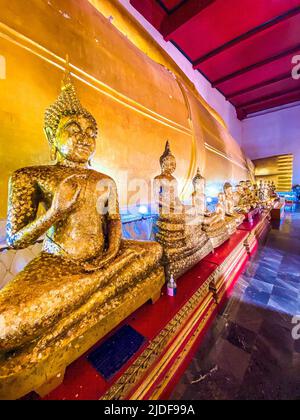 Wat Phra Phutta Saiyat or Wat Phra Phuttha Saiyat in Phetchaburi, Thailand Stock Photo