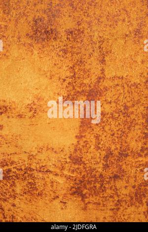 Background orange, sheet rusty and old metal Stock Photo