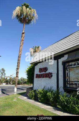 Rancho Mirage, Palm Springs, California, USA 11th June 2022 A general view of atmosphere of Lord Fletchers Restaurant, now permanently closed where Frank Sinatra, Lucile Ball, Dean Martin were regulars at 70385 CA-111 on June 11, 2022 in Rancho Mirage, Palm Springs, California, USA. Photo by Barry King/Alamy Stock Photo Stock Photo