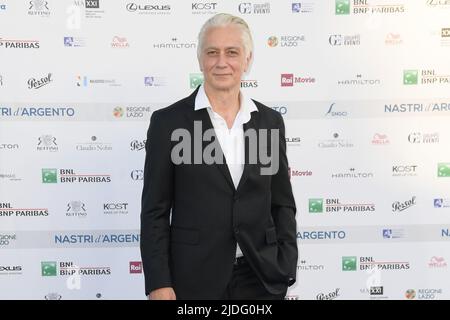 Rome, Italy. 20th June, 2022. Tommaso Ragno attends the blu carpet of Nastri d'argento 2022 event at Maxxi Museum. Credit: SOPA Images Limited/Alamy Live News Stock Photo