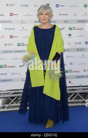 Rome, Italy. 20th June, 2022. Caterina Caselli attends the blu carpet of Nastri d'argento 2022 event at Maxxi Museum. (Photo by Mario Cartelli/SOPA Images/Sipa USA) Credit: Sipa USA/Alamy Live News Stock Photo