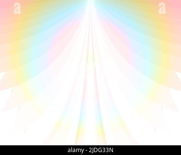 Abstract background backdrop rainbow light curve graphic design wallpaper backdrop template vector illustration Stock Vector