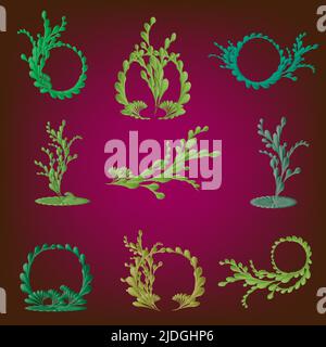 Flower leaf plant for decorative abstract background vector illustration Stock Vector