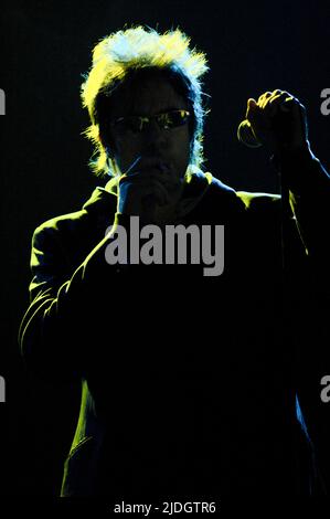 Ian McCulloch - Echo and the Bunnymen, V2006, Hylands Park, Chelmsford, Essex, Britain - 19 August 2006 Stock Photo