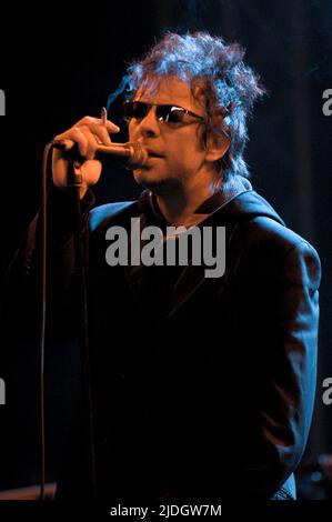 Ian McCulloch - Echo and the Bunnymen, V2006, Hylands Park, Chelmsford, Essex, Britain - 19 August 2006 Stock Photo