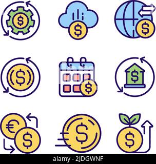 Operations management RGB color icon Stock Vector Image & Art - Alamy