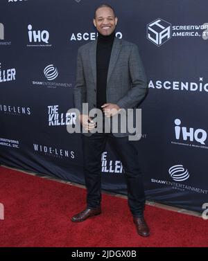 Alex Porter arrives at THE KILLER Los Angeles Premiere held at the ...